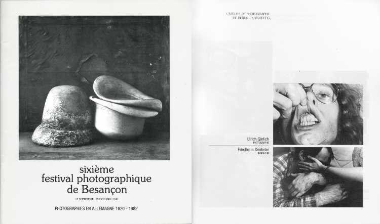 Katalog »sixième festival photographique de Besancon«, Photographies en Allemagne 1920 - 1982