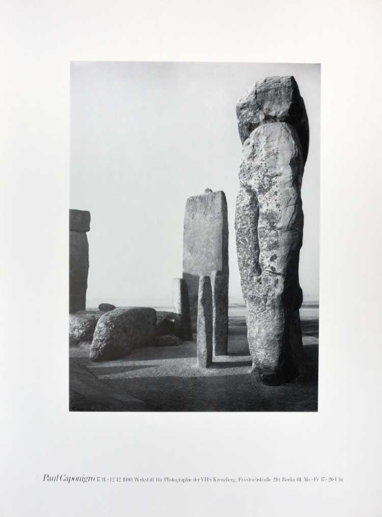 Plakat der Werkstatt für Photographie: »Paul Caponigro«, 1980, Foto © Friedhelm Denkeler