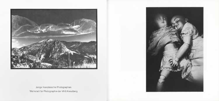 »Junge französische Photographen«, Katalog der Ausstellung in der Werkstatt für Photographie, 17. April bis 19. Mai 1978
